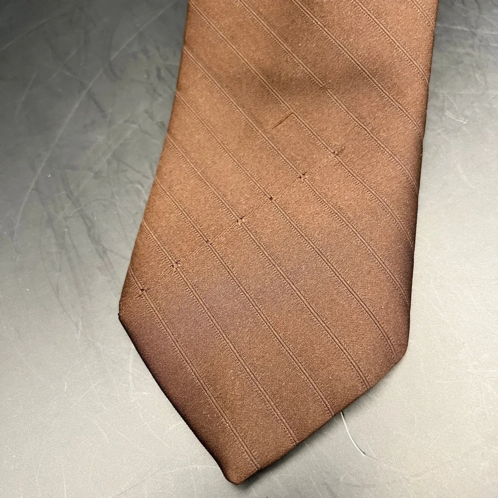 Ketch Classic Men's‎ Neckties Lot of 3 Floral Paisley Striped Brown Business